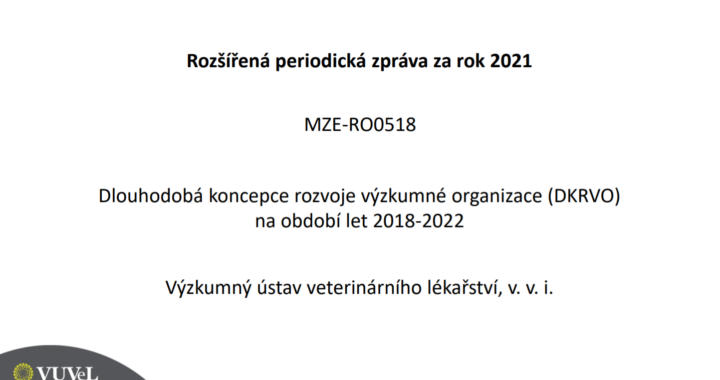 Hodnocení výsledků vědecké činnosti na VÚVeL